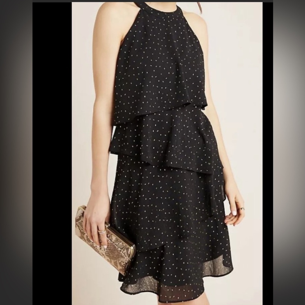 Anthropologie Ro and De tallie  tiered dress. NWT. Retail 158